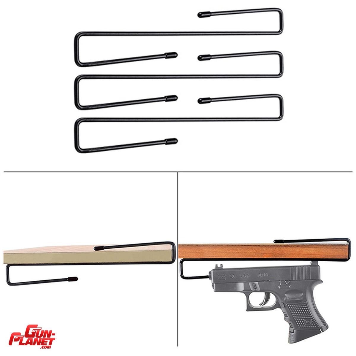  Soporte Holster Organizador Pistola Arma Colgante Percha x3 und