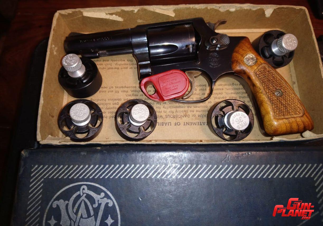 Smith & Wesson modelo 36 cal 38 Spl de 3