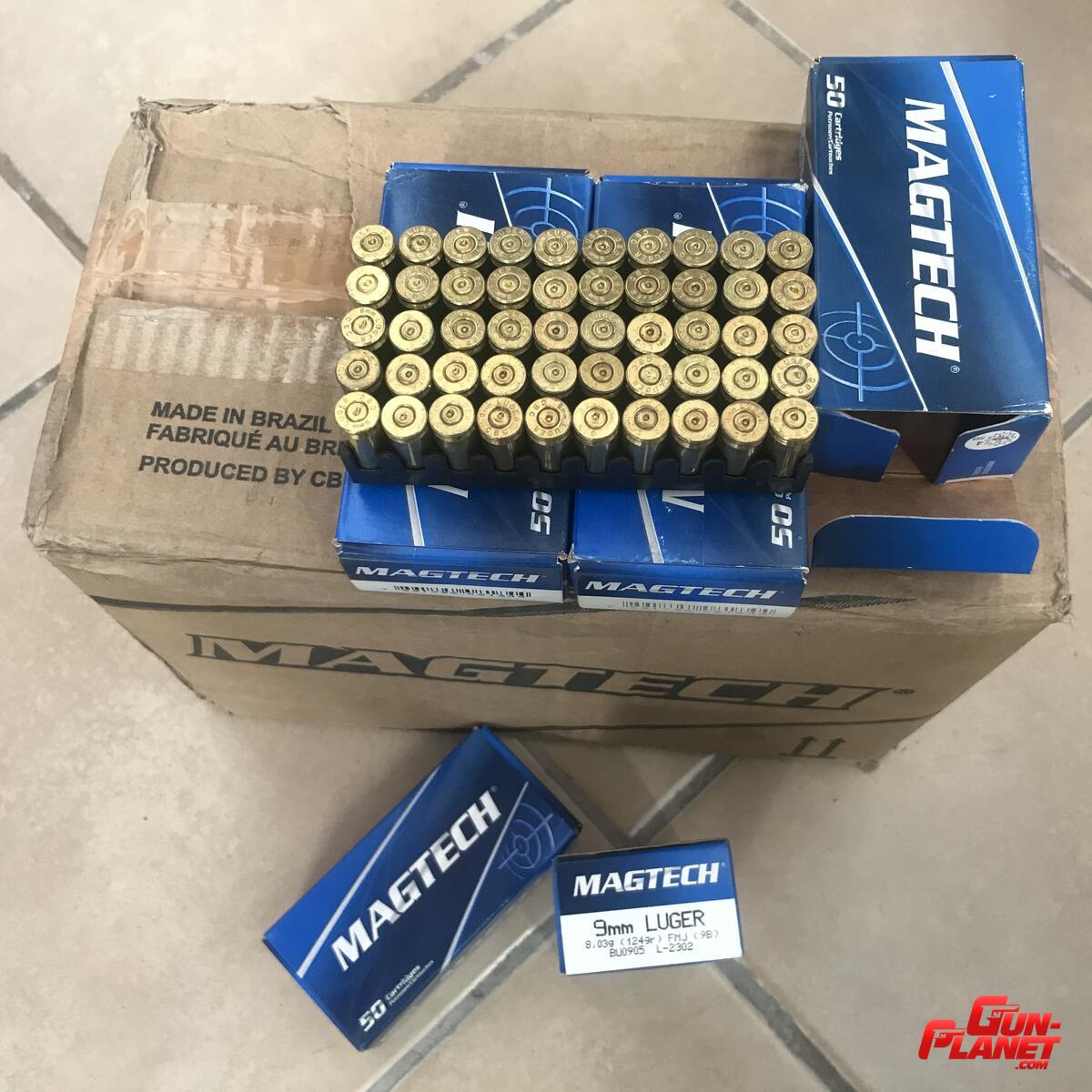 Magtech VAINAS MAGTECH 9x19MM x 1000 unidades