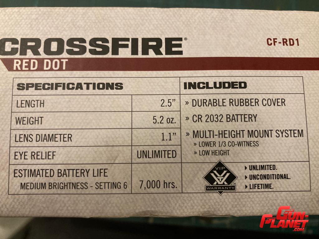 Vortex Crossfire de 2 MOA