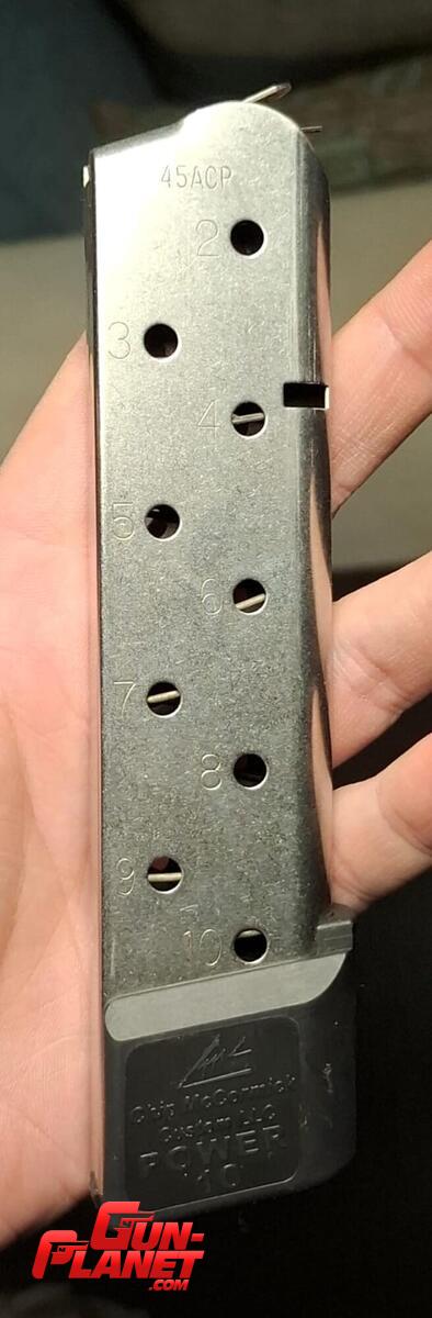  Lote de 4 cargadores de 10 tiros para 1911 45 ACP (x4) Chip McCormick Power Mag full size10 