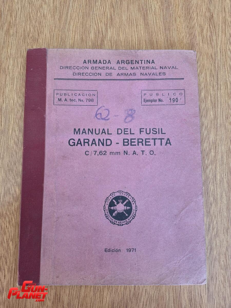 Beretta manual de fusil Garand Beretta BM59