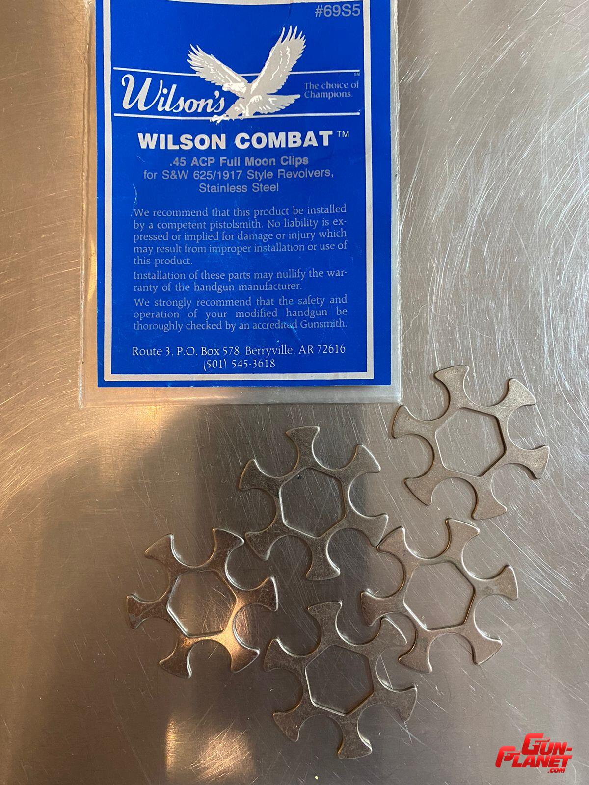 Wilson Moon clips para revolvers calibre 45