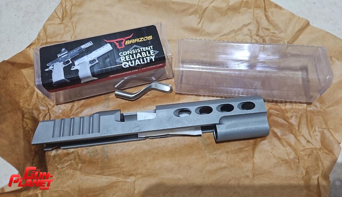 Brazos Custom Corredera1911  9mm Unique con ZigRacker