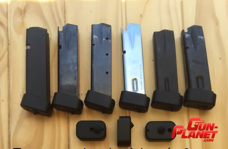 Von Custom  Tapas cargador más 2/40 más 3/9 con rompevidrios acero duro