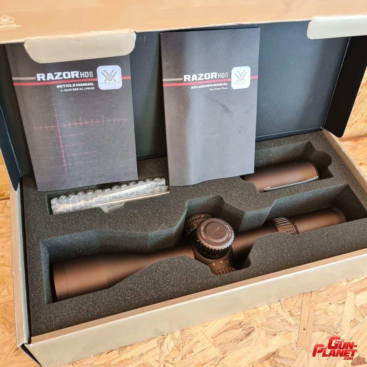 Vortex RAZOR® HD GEN II 3-18X50 FFP