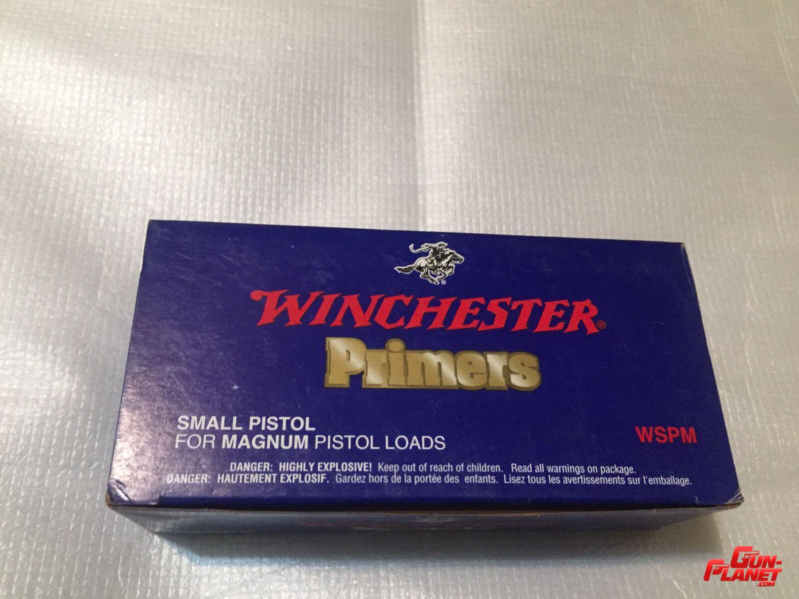  Fulminantes Winchester Small Pistol Magnum x 1000 u