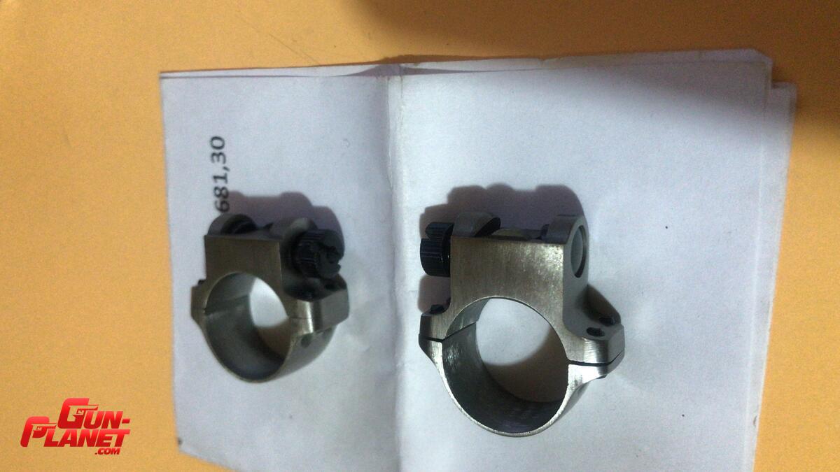 Ruger Anillas de 1” acero inoxidable 