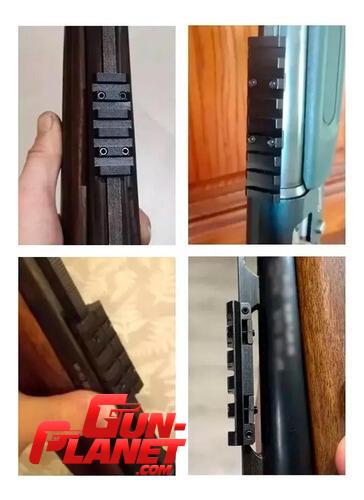  Riel Picatinny para Banda Ventilada de Escopeta - 5 Slots