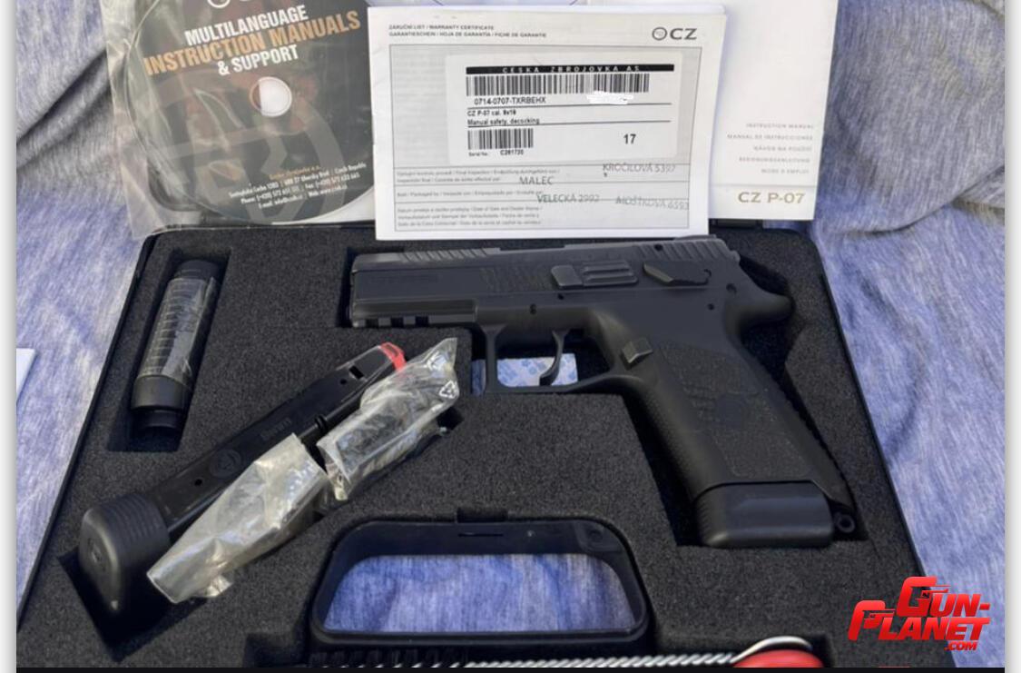 CZ P 07 cal 9mm