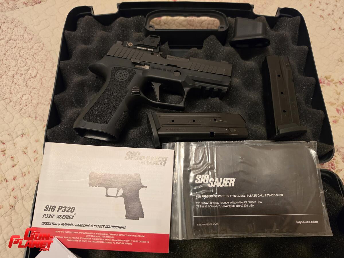 Sig Sauer P320 x compact  c/romeo Pro