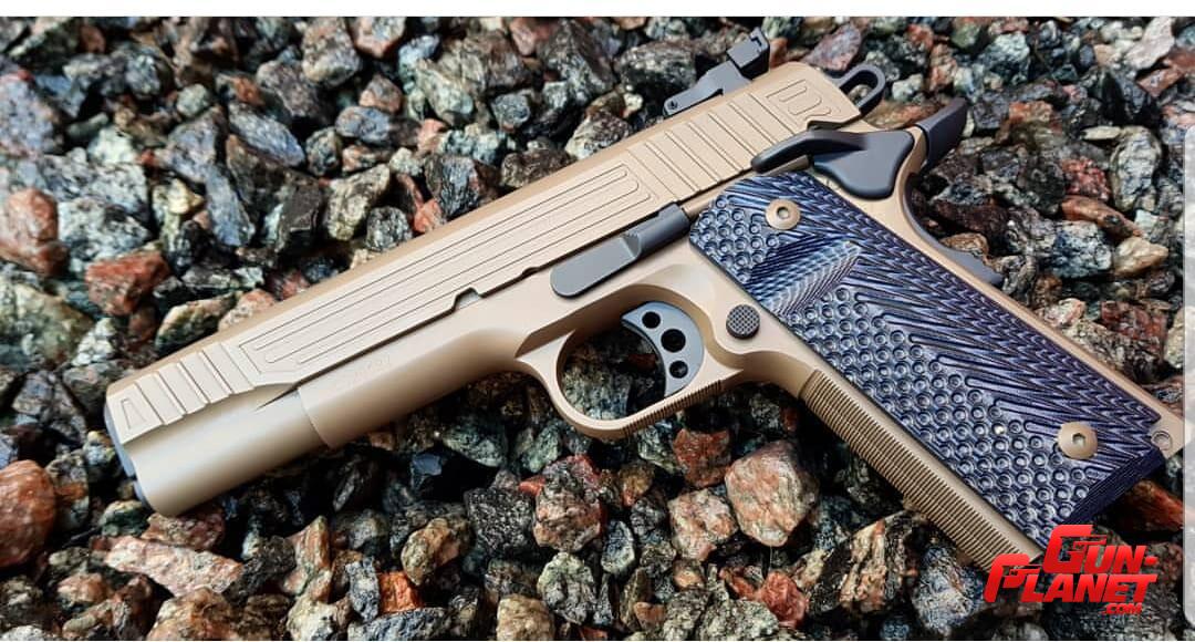 Taurus 1911 cal 45 ACP Custom cerakote coyote