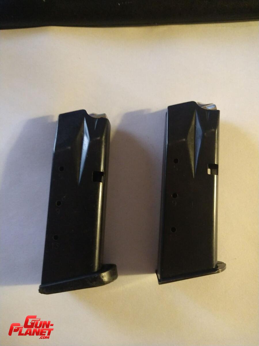 Bersa Dos cargadores de Mini thunder 9