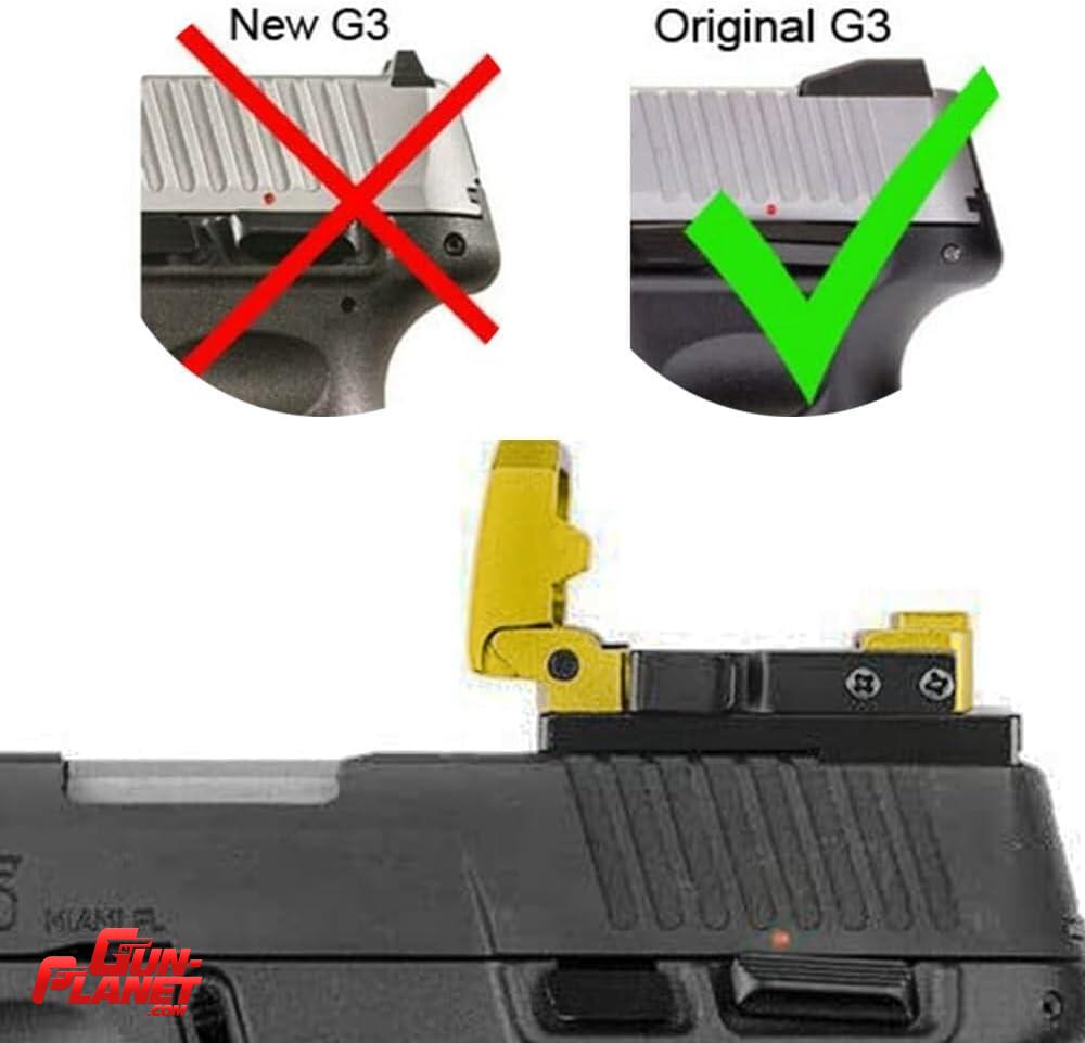  Base mira holografica para pistola Taurus G2 G2c G2s G3 PT111