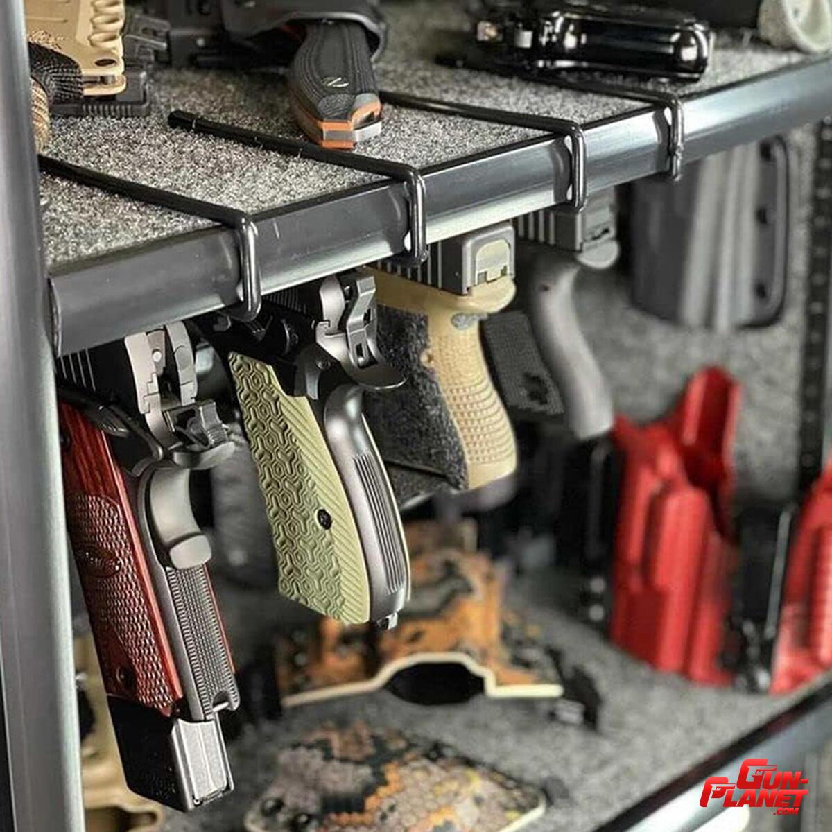  Soporte Holster Organizador Pistola Arma Colgante Percha x3 und