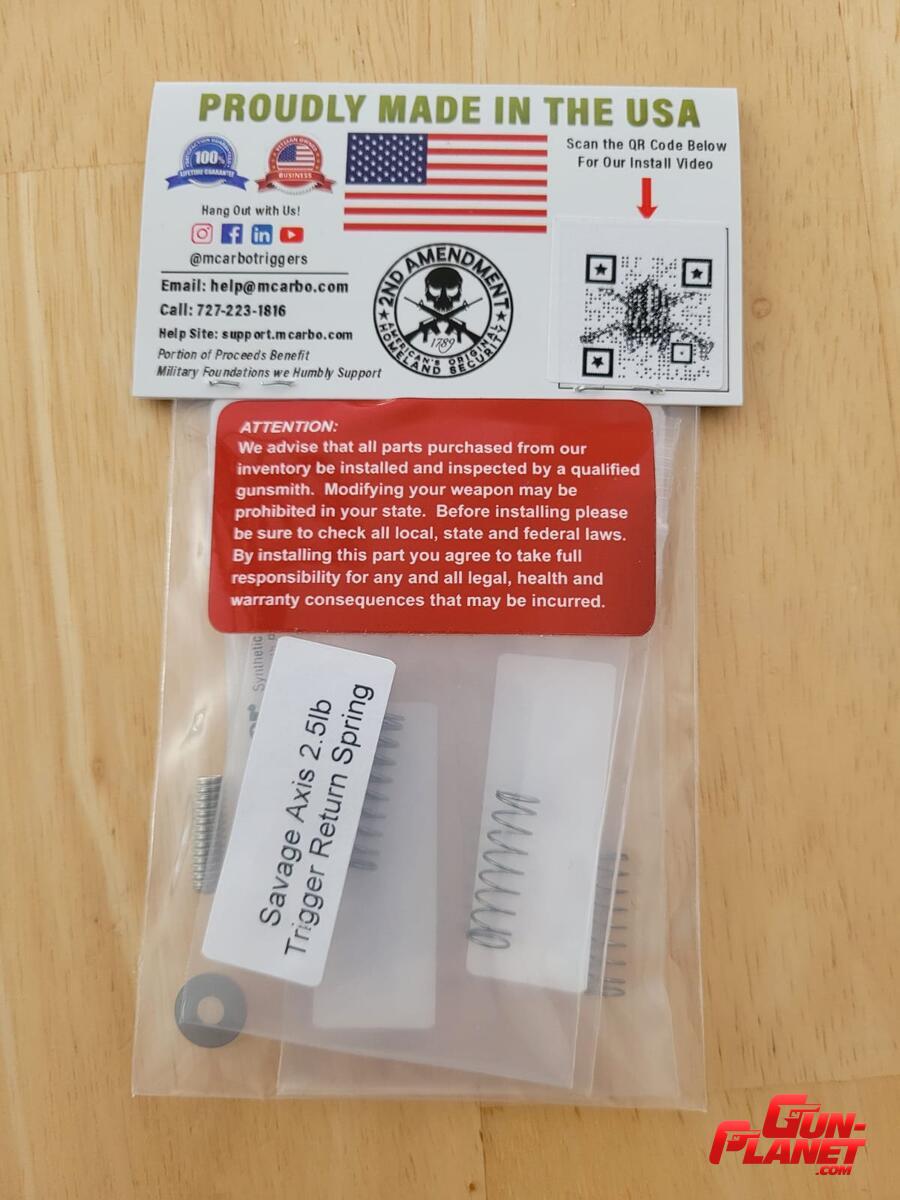Savage axis kit de resortes disparador alivianado (No axis II)