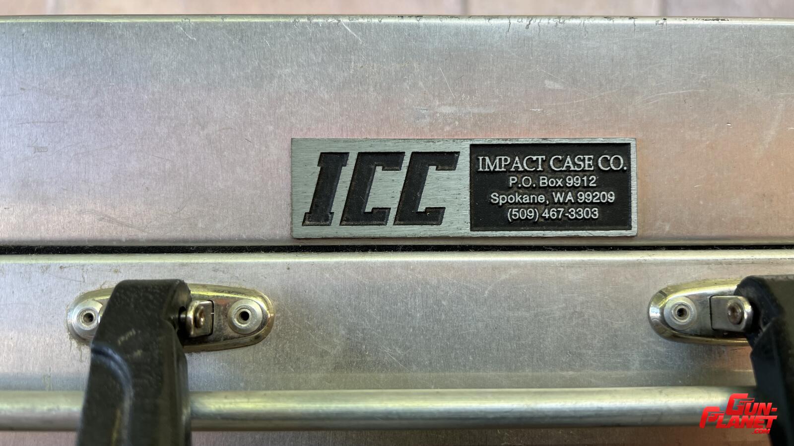 Impact Case Corporation ICC maleta de aluminio de transporte 