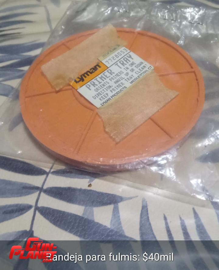 Lyman bandeja para fulminantes