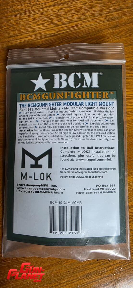  Montaje angular BCM M-LOK / Picatinny