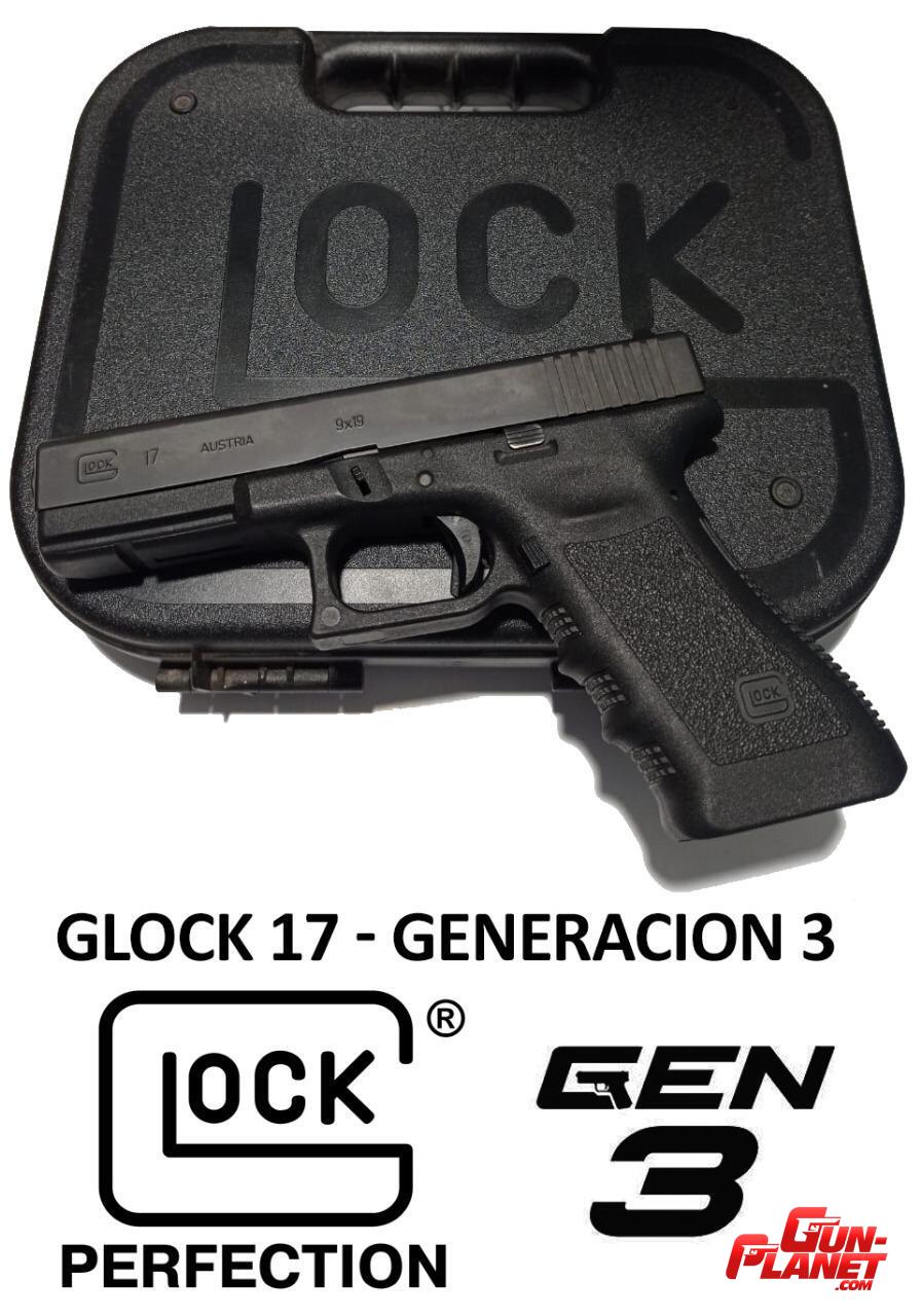 Glock 17 Gen 3 cal 9mm impecable