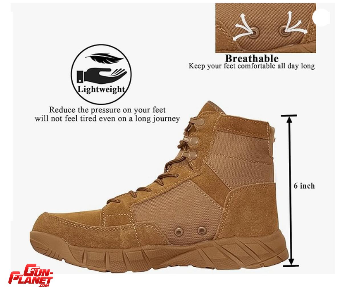  Botas tácticas Lahors color Coyote 