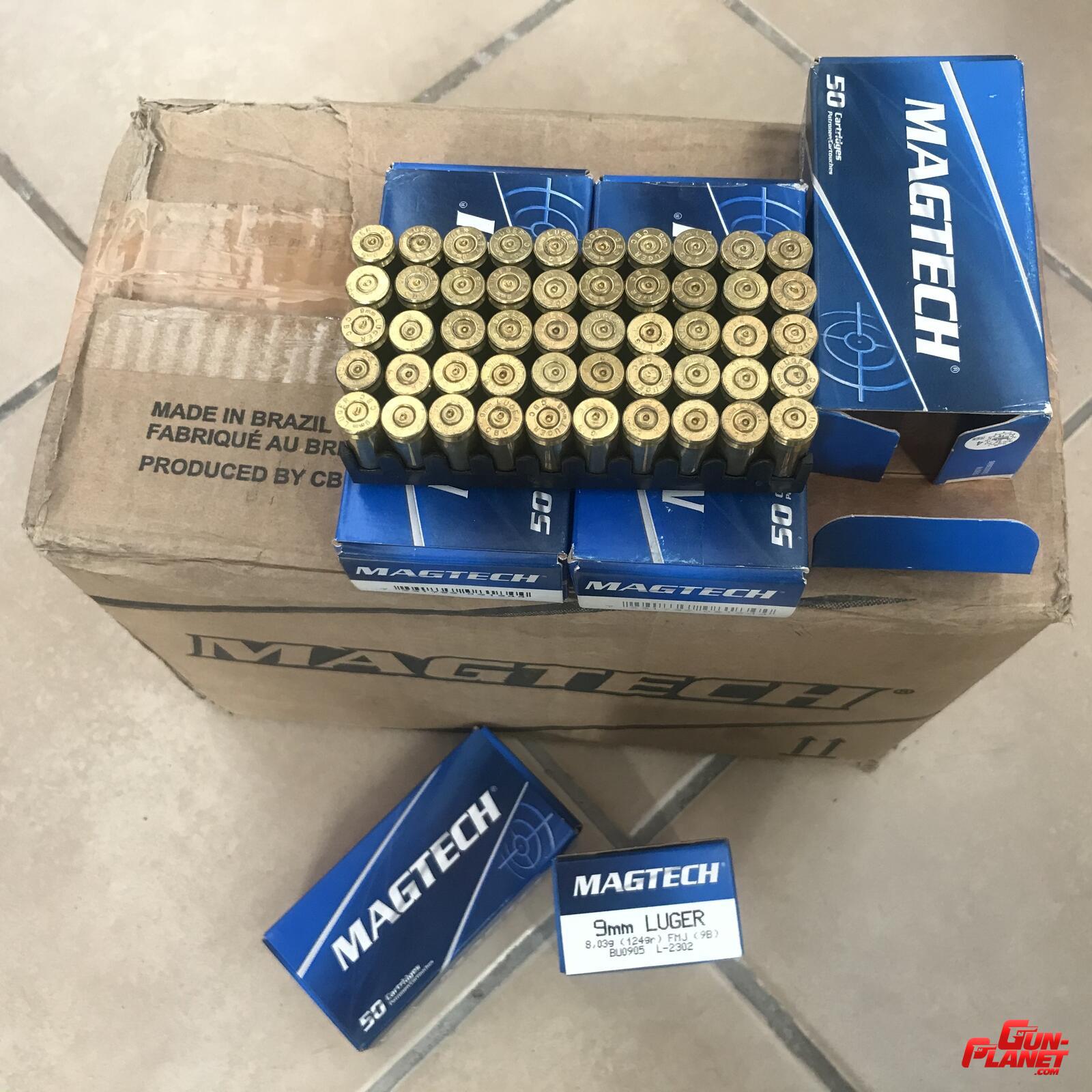 Magtech Vainas 9x19mm