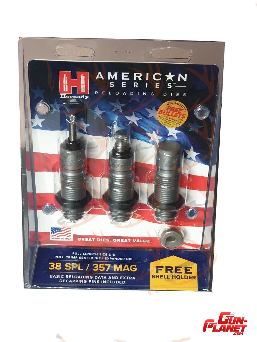 Hornady Dies American Titanio 38spl 357mag Con Shell Holder