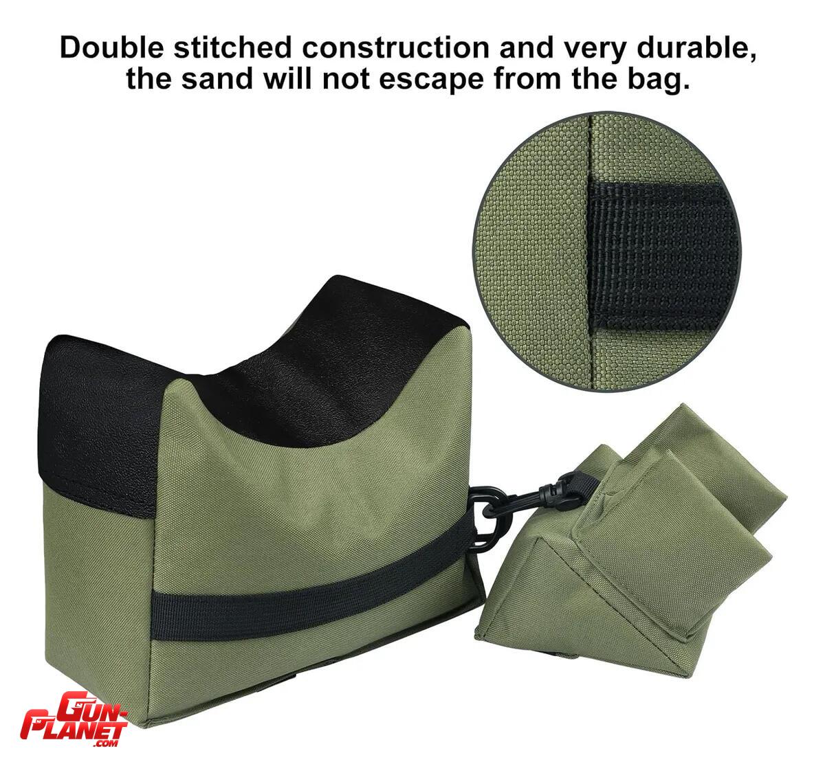  Bolsa Saco Tiro Arena Base Bipode Rifle Carabina Fusil Pcp