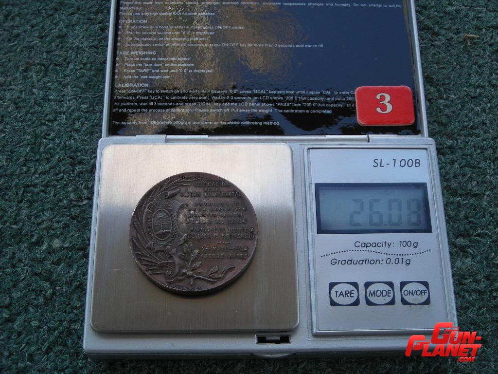  MEDALLAS  PRESIDENCIA JULIO A. ROCA