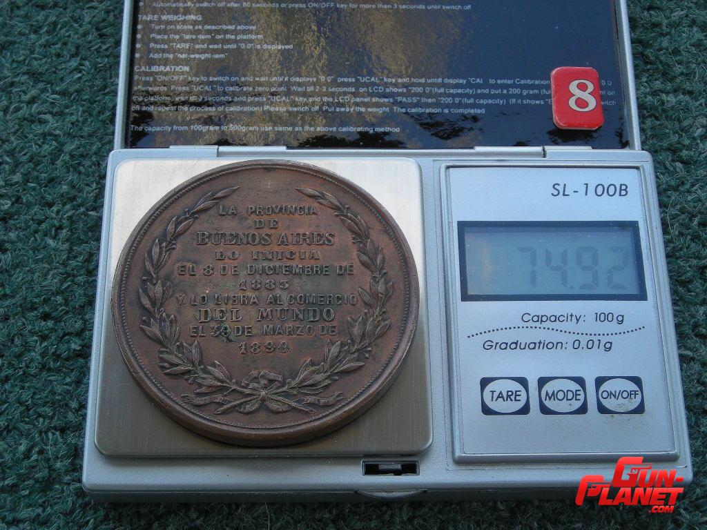 MEDALLAS  PRESIDENCIA JULIO A. ROCA
