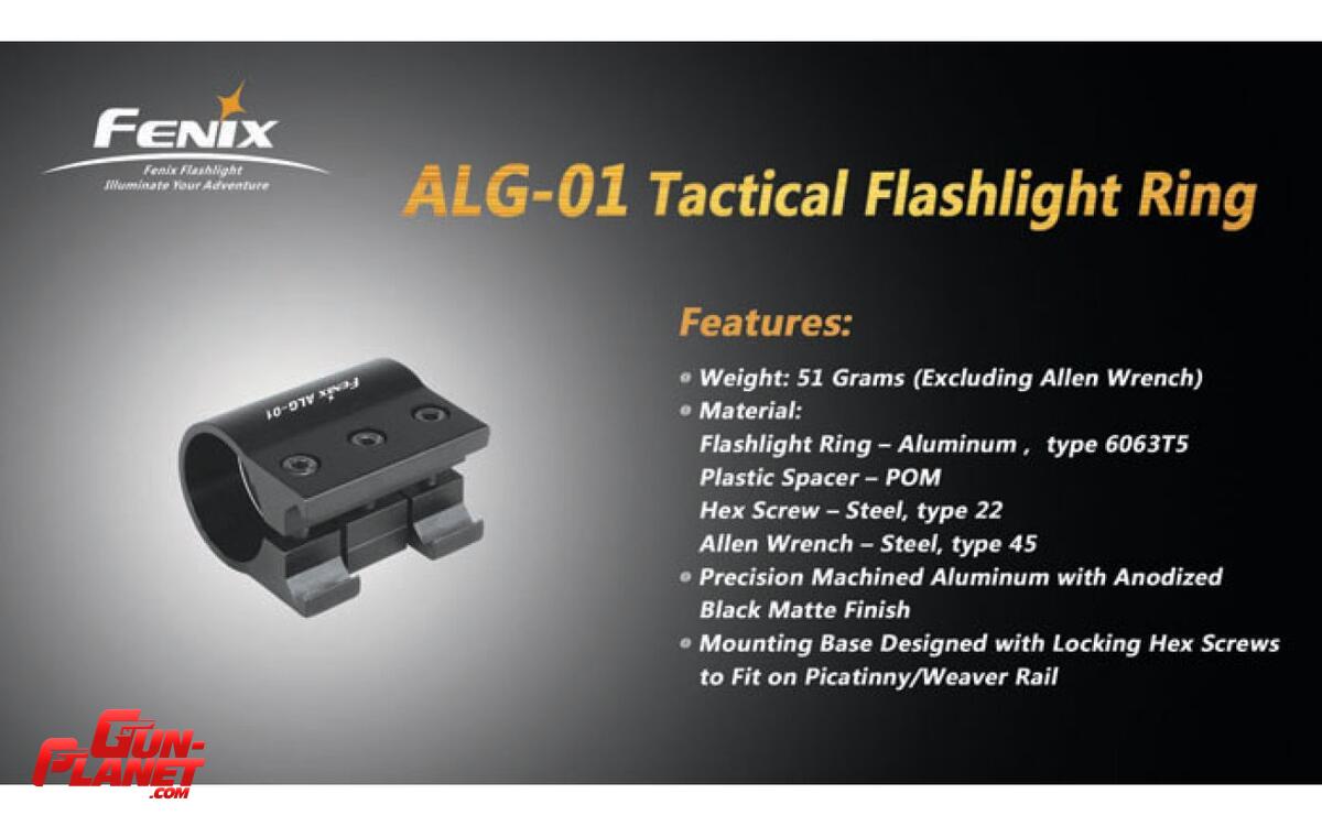 Fenix ALG-01 montaje picatinny para linterna 