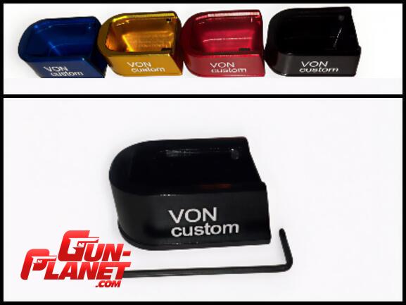 Von Custom  Tapa de cargador +2 para Bersa BP Full Size