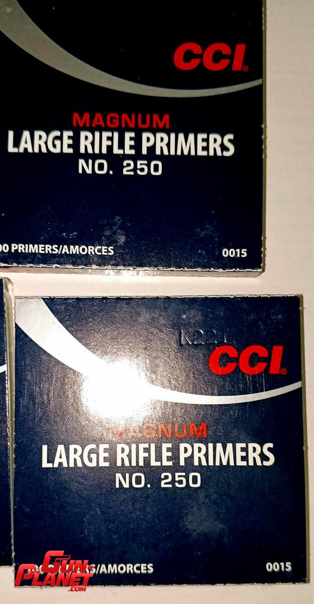 CCI Lote de 200 fulminantes # 250 Large Rifle Magnum