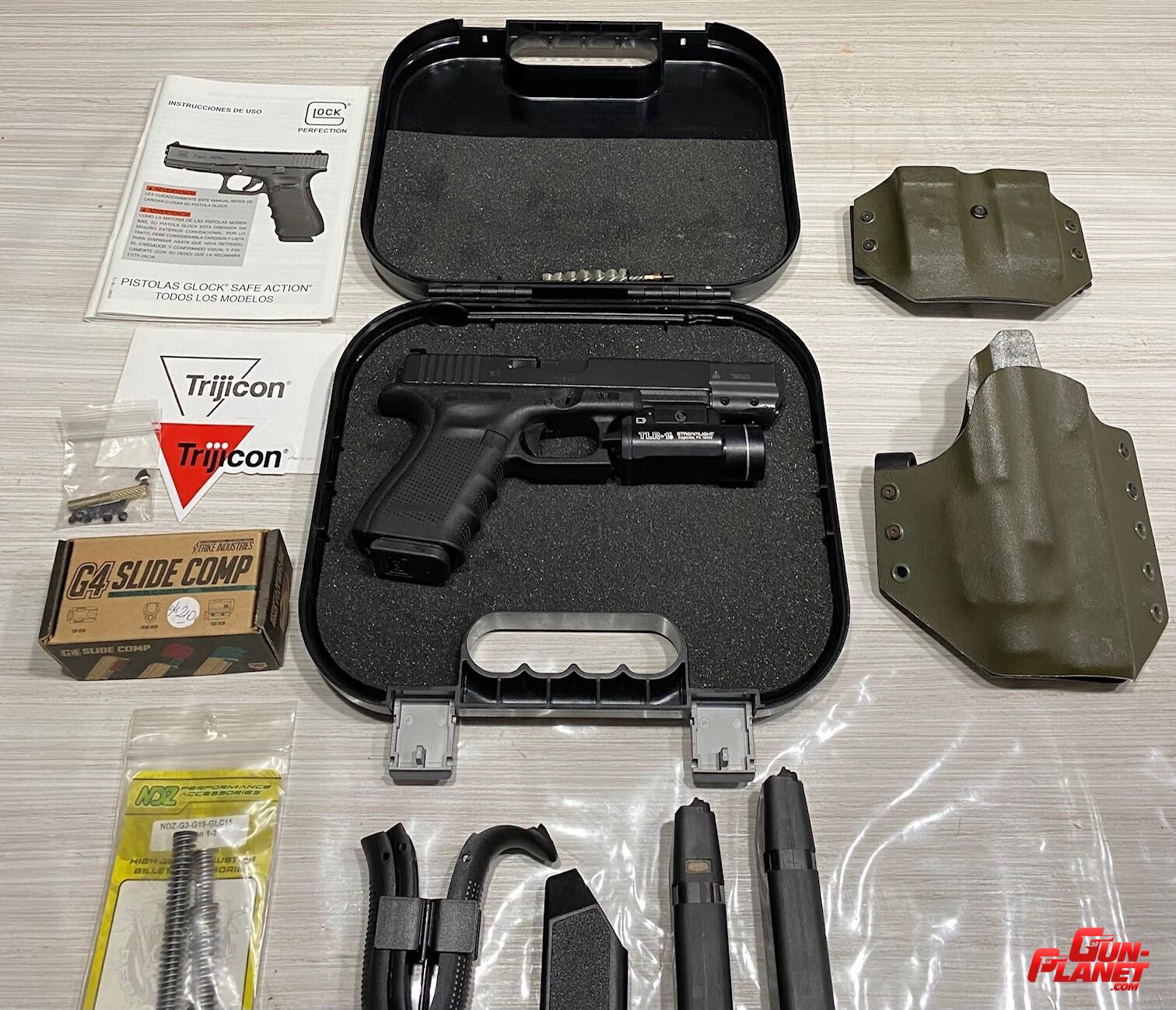 Glock 23 Gen 4  cal 40s&w Compensada + Miras Tritium Impecable Ofertón!