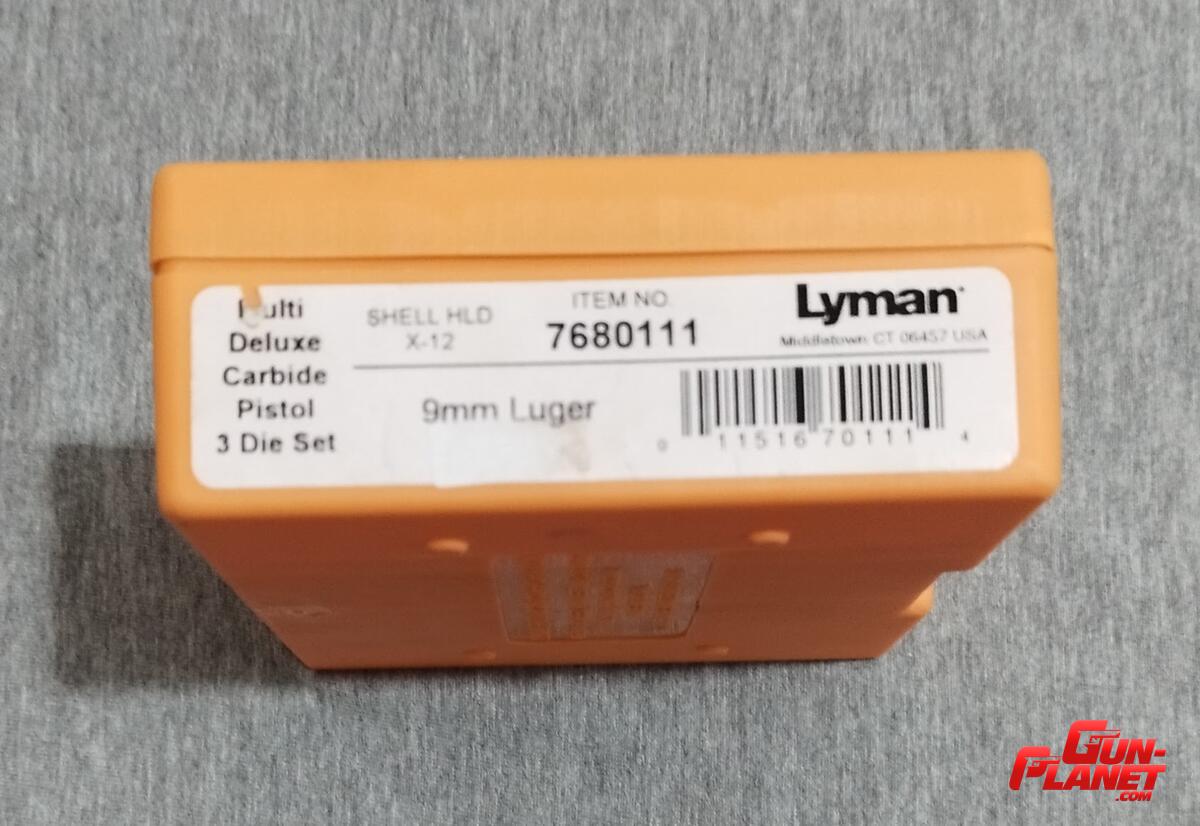 Lyman dies calibre 9mm de tres cuerpos