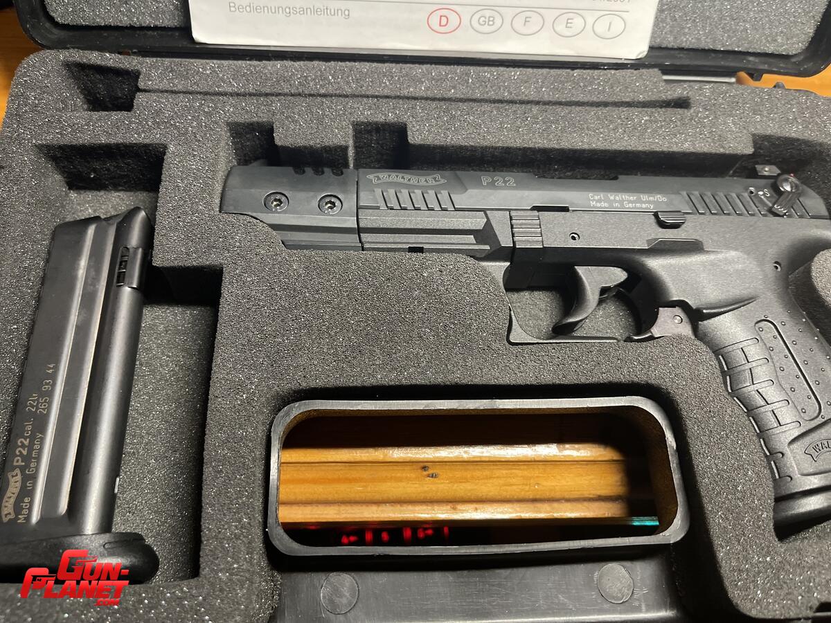 Walther Pistola Semiautomatica (p22) Calibre 22 Plg
