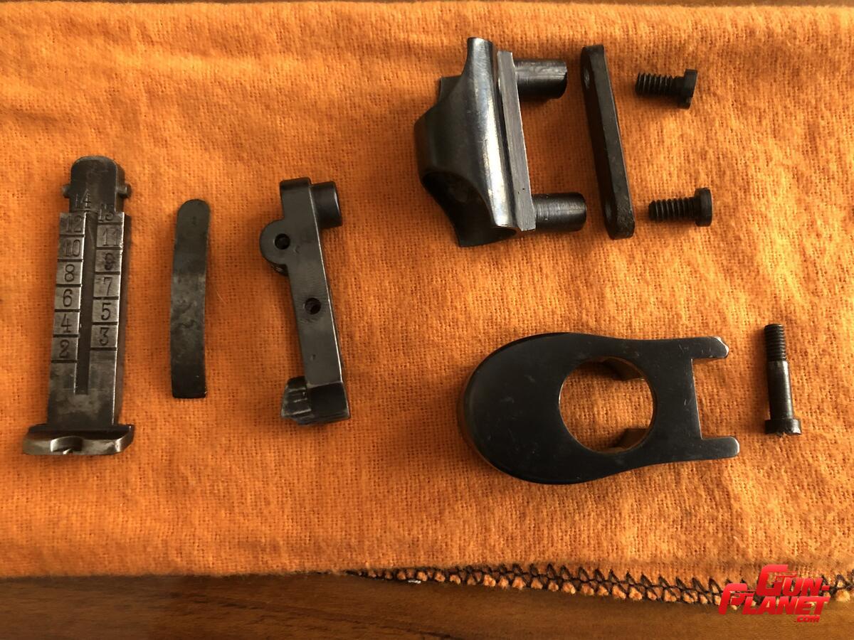 Mauser 1909 Caballería lote de partes