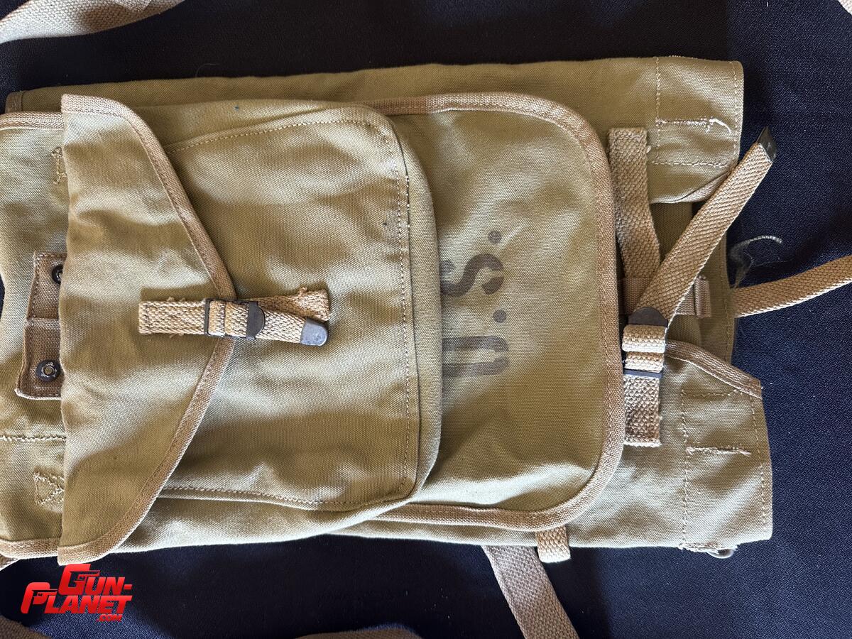  MORRAL DE COMBATE  M-1928  WW2  (1942)  ES MODULAR,  CRAWFORD AUSTIN MFG CO WACO,TEXAS