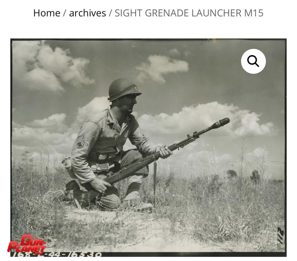  FUNDA DE TRANSPORTE DE MIRA LANZAGRANADAS M15 FUSIL  M1 GARAND SEGUNDA GUERRA 1944