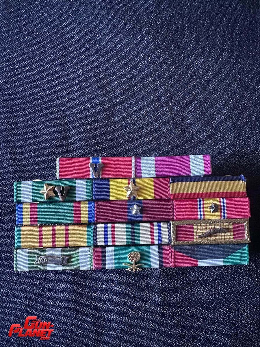  RIBBONS USMC MARINES DE LOS ESTADOS UNIDOS VARIAS GUERRAS DESDE VIETNAM HASTA LOS 90