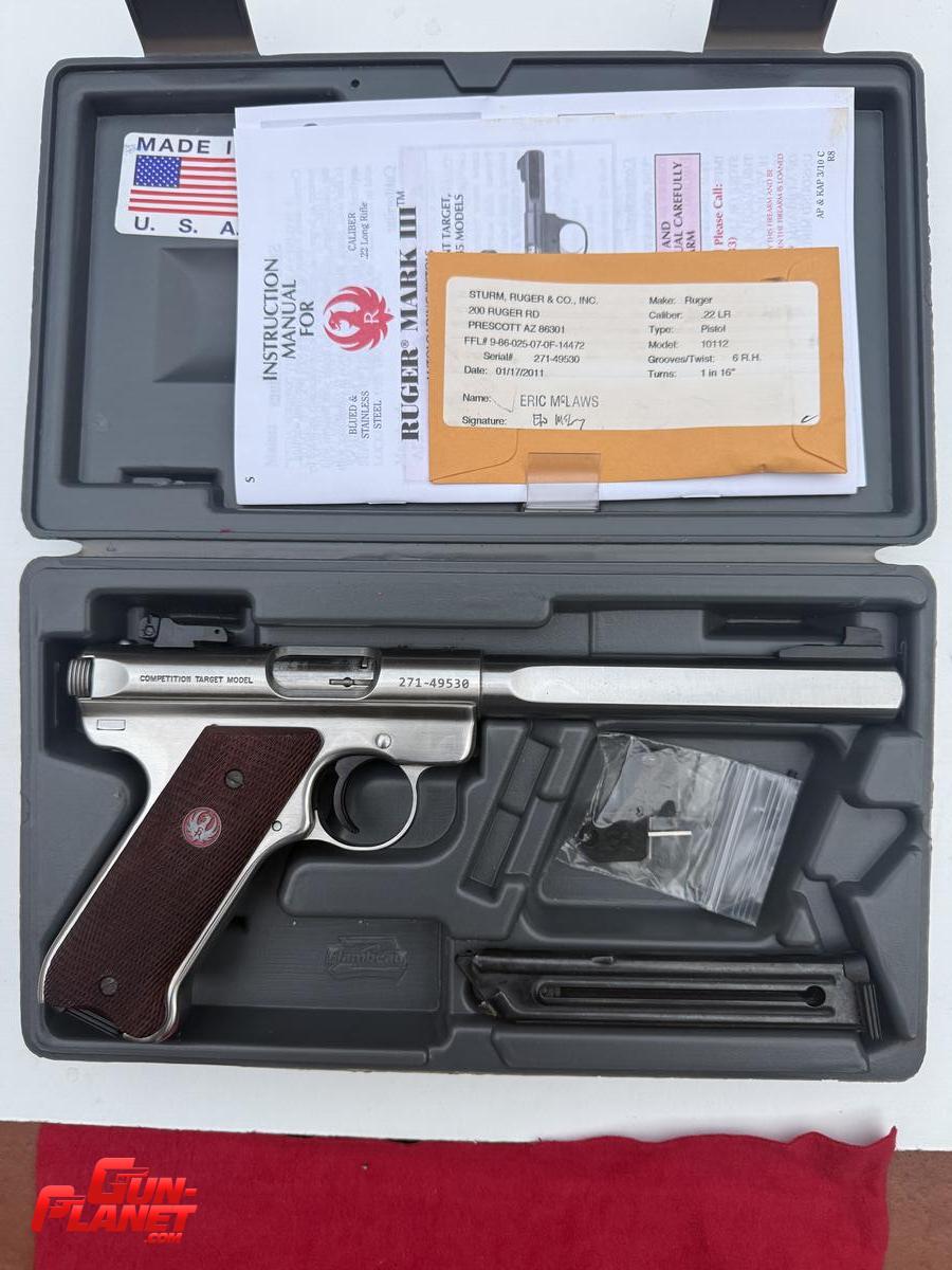 Ruger Mark lll COMPETITION TARGET 