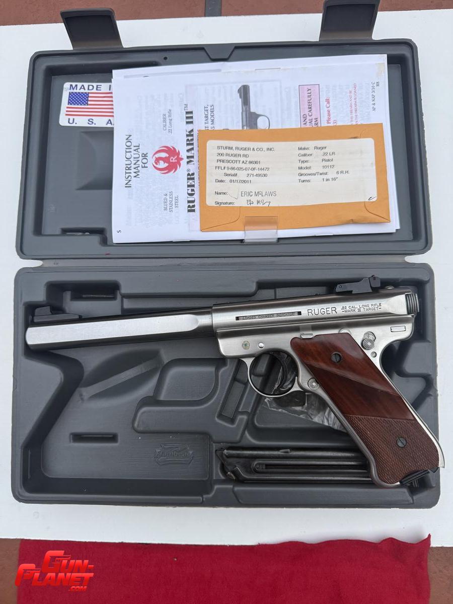 Ruger Mark lll COMPETITION TARGET 