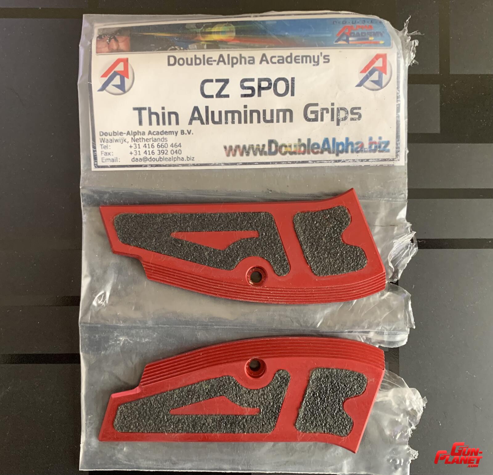 Double Alpha thin aluminiun grips CZ Shadow 1 y 2 