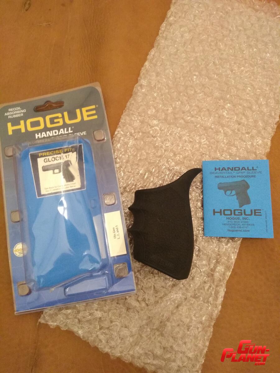  Grip Hogue handball para glock 17, 19, 22, 23, 31, 32, 34, etc