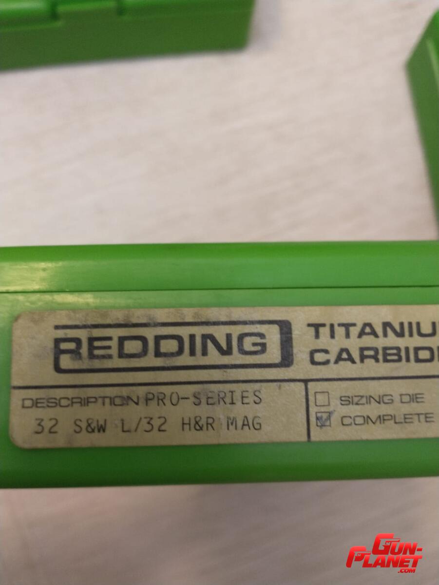 Redding Set De 3 Dies Redding Titanium Carbide 32 S&w L/ 32h&r Mag hacemos envíos