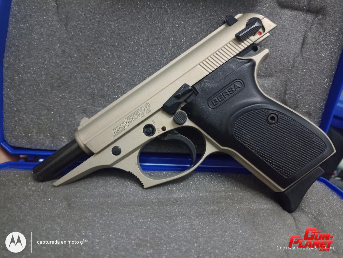 Bersa Thunder 22 nikel cal 22 LR