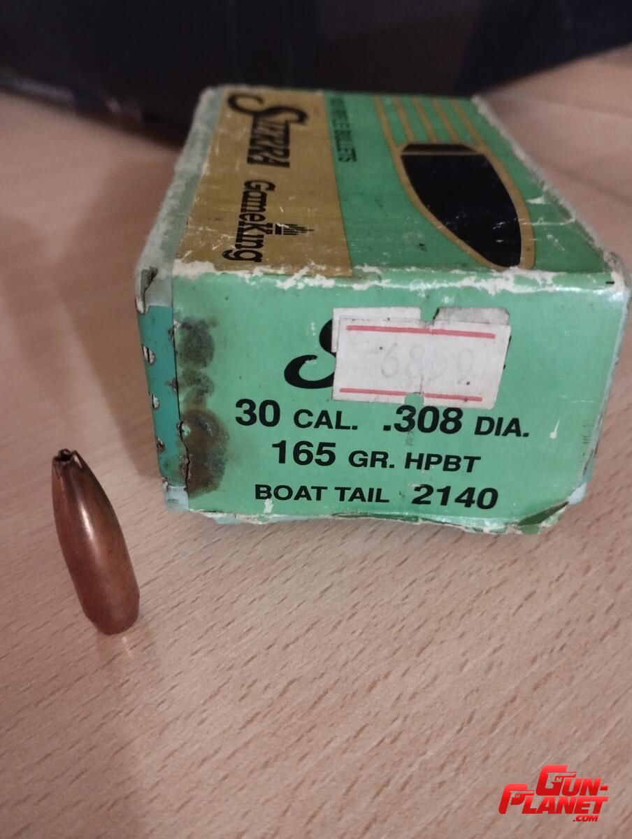 Sierra Gameking HPBT cal .30 de 165 grains