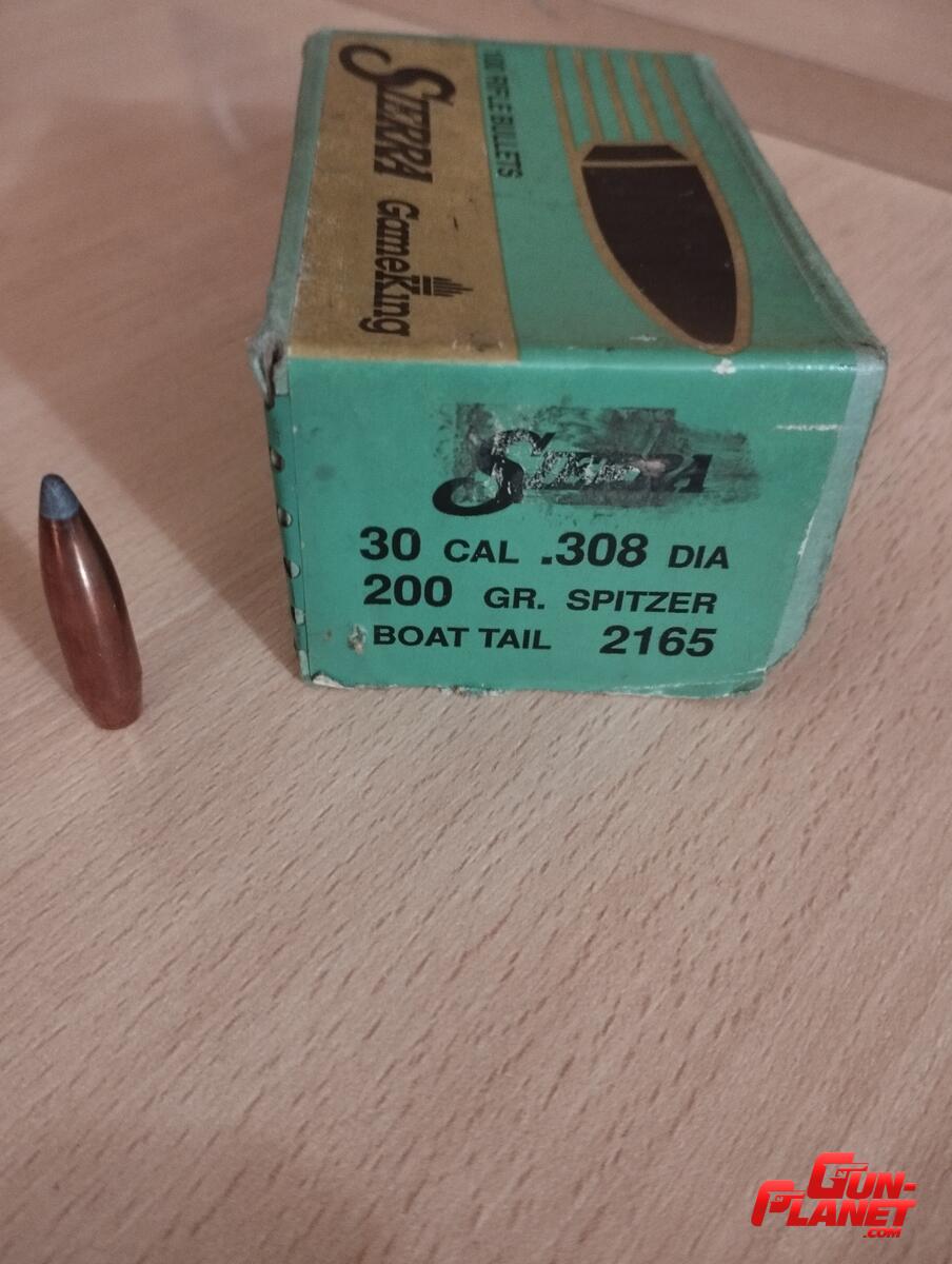 Sierra Spitzer - Boat tail cal 30 de 200 grains