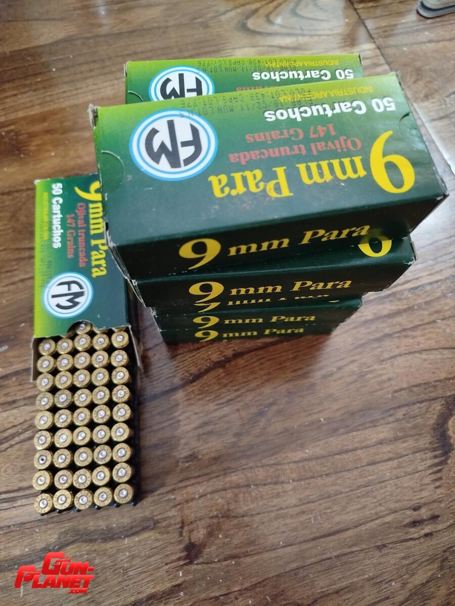 FM 500 vainas cal 9 MM de primera tirada Cal: 9mm