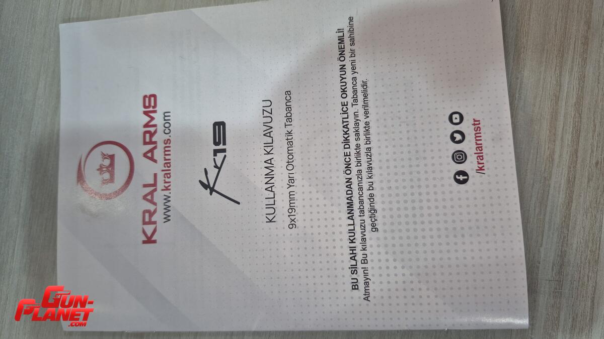  KRAL ARMS KR19 NUEVA 